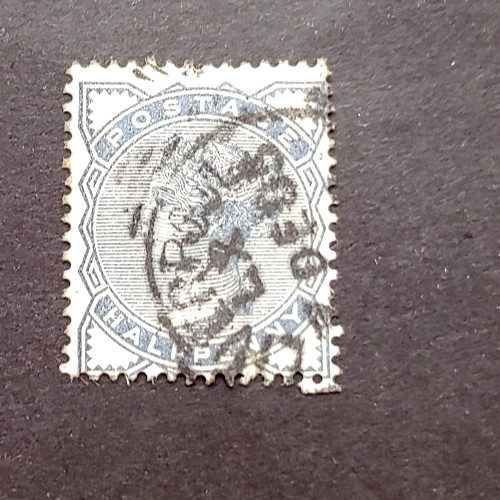 Victoria half penny used gb - penny, vf
