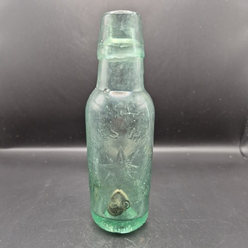 Antique glass bottle charles - bottle,,