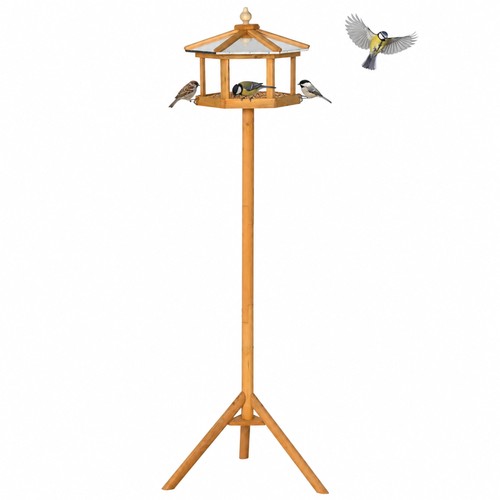 Pawhut bird table - pawhut, wooden
