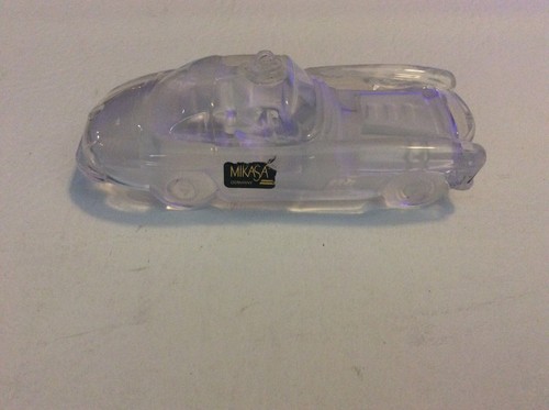 Mikasa frosted glass car - frosted,