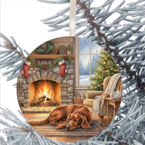 Red setter dog gift decoration - setter,