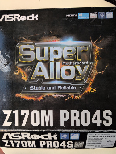 Asrock z170m pro4s - pro4s, ddr4