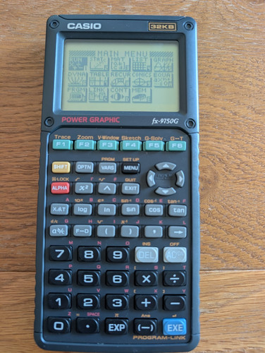 Casio cfx 9850g colour - cfx-9850g, power
