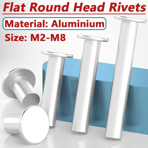 Solid rivets flat - flat, head