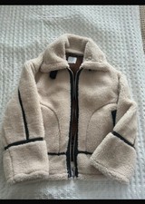 womens primark teddy coat size