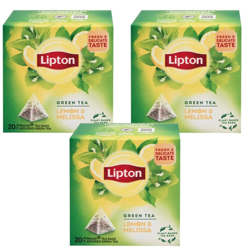 Lipton green tea - lipton, lemon