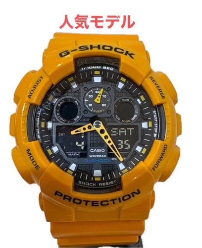 Casio shock 100 yellow - g-shock,