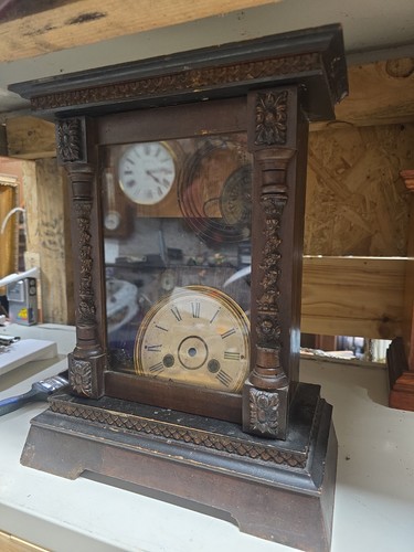 Antique junghans clock - junghans, case