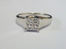 Ladies 18ct White Gold 50pt
