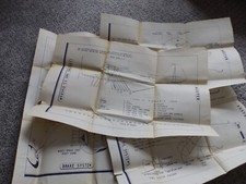 AUSTER AIRCRAFT -Loading Diagram, Brake , Long Range Fuel, Fuel & Oil systems