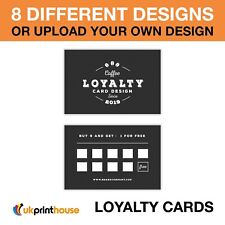 Loyalty Cards For Business Drink Club Rewards Foods Advantage Card 400gsm Custom