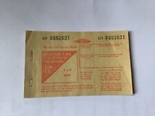 PETROL COUPONS from Yesteryear !