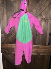 Vintage Barney Halloween Costume 1992 Sz 3-4 Years The Lyons Group Toddler USA