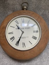 Spencer And Marilyn Wall Clock Wooden Surround