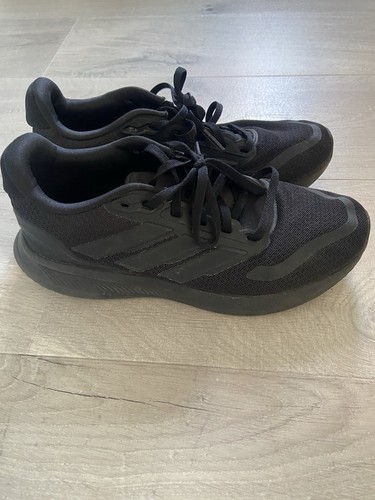 Boys black adidas trainers - black,