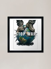 Stop War! Framed Art Print