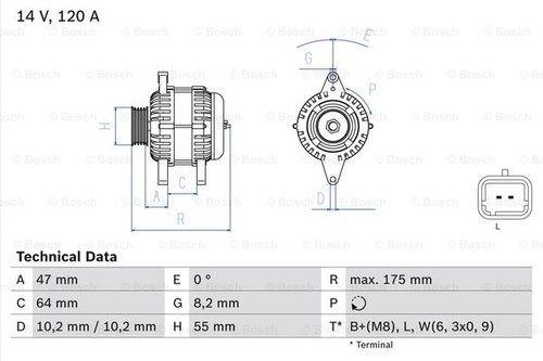 Alternator for renault - for, clio