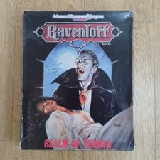 Advanced Dungeons & Dragons Ravenloft Boxed Set Realm of Terror Complete Rare