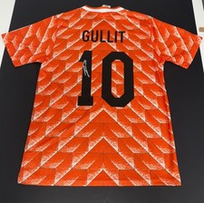 Ruud Gullit Hand Signed Netherlands 1988 With Photo Proof + COA