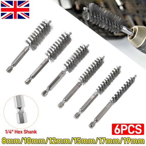 Stainless steel wire brush - 6x,