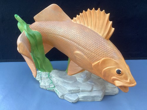 Ceramic orange fish - ceramic,