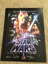  Star Wars celebration 4 2007 original poster hand signed by Dave Prowse inc COA