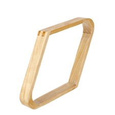 Deluxe Heavy Duty Wood 9-Ball Diamond Rack Holder - Billiard Pool Table Acce