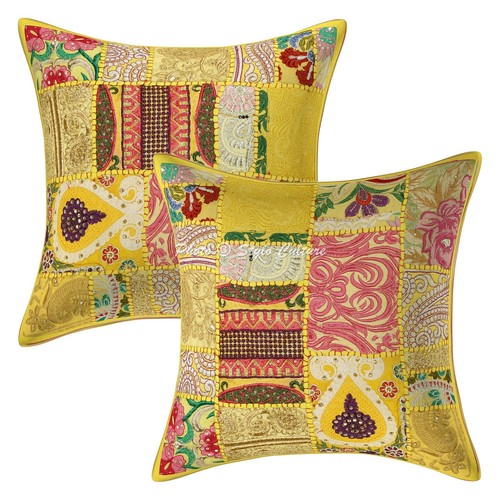 Indian vintage cushion cover - indian,