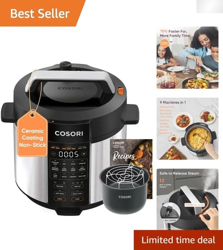 1100w 6qt multi cooker with - 6qt,