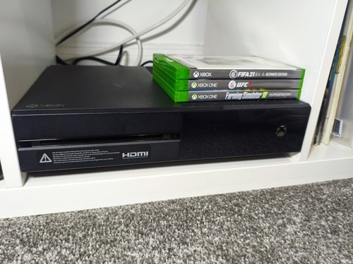 Xbox one console with games - console,
