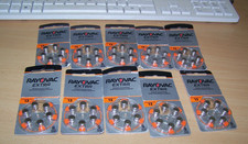 10 packs 6 Rayovac Extra Size