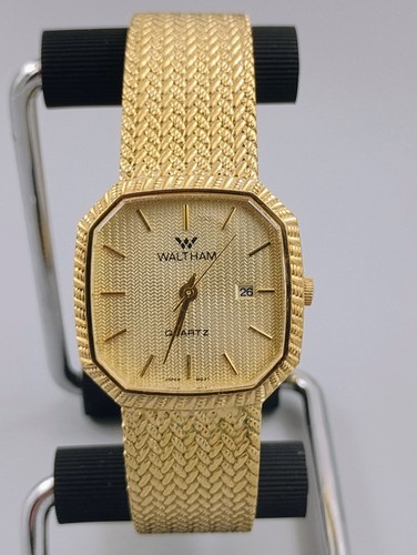Vintage waltham rare gold tone - vintage,