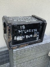 Rustic Wooden Storage Crate WWII Grenade Ammo Box