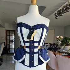 Corset Story Blue and Ivory