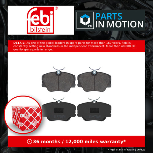 Brake pads set fits - brake,