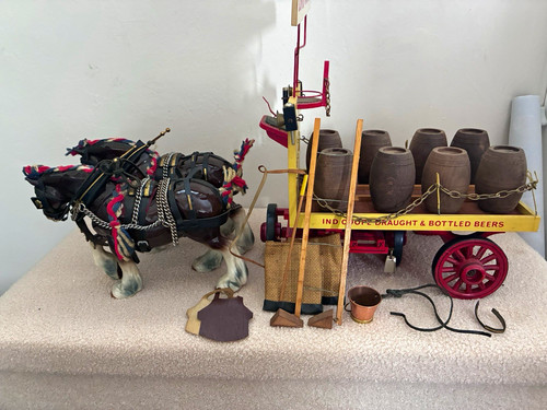 Horse drawn beer - beer, dray