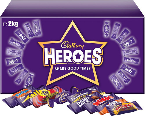 Heroes chocolate box 2kg - box, bulk