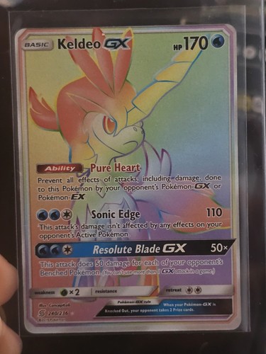 Pokémon tcg keldeo rainbow - tcg,