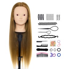 24'' 50% Real Hair Training
