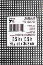 7 Mesh Count Black Plastic