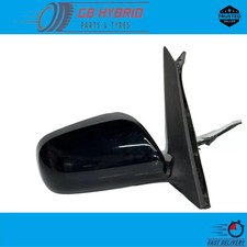 GENUINE TOYOTA PRIUS 2004-2008 DRIVER SIDE RIGHT WING MIRROR BLACK