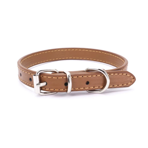 Leather dog collar puppy - dog,