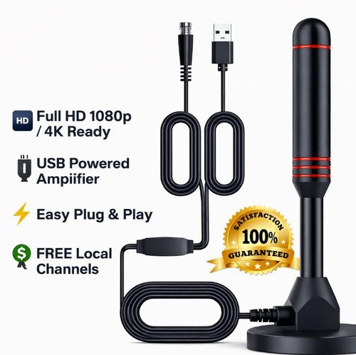 Indoor hdtv antenna 1080p - 4k,