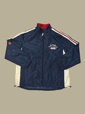 Retro Men’s Navy Tommy Hilfiger Dept of Athletics Windbreaker Jacket Size Large