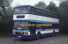 35mm original bus slide Pencoed Travel HUI 4566 (FUM 483Y) Ex West Yorkshire