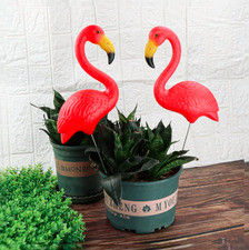 2 Pcs Garden Pink Flamingo
