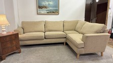 M&S Beige Corner Sofa in