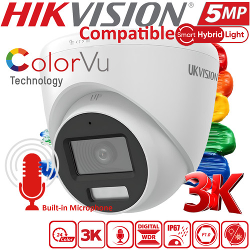 Hikvision 5mp cctv - 3k, camera