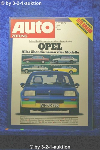Car magazine opel kadett - car,