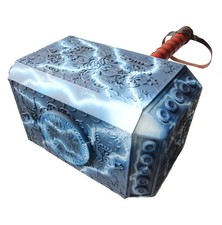 3D Printed MJOLNIR Thor's Hammer Marvel Replica. DISPLAY ONLY